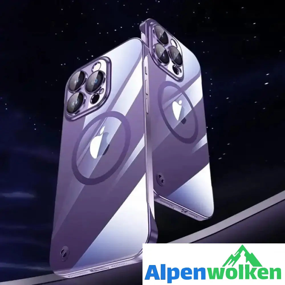 Alpenwolken - 🎊Schlussverkauf - 50 % Rabatt🎊Kabellose Magnetische All-Inclusive-iPhone-Hülle mit Galvanik