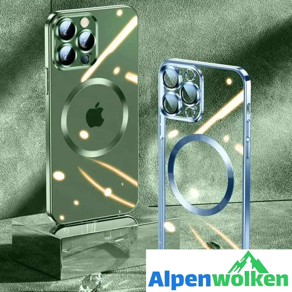 Alpenwolken - 🎊Schlussverkauf - 50 % Rabatt🎊Kabellose Magnetische All-Inclusive-iPhone-Hülle mit Galvanik