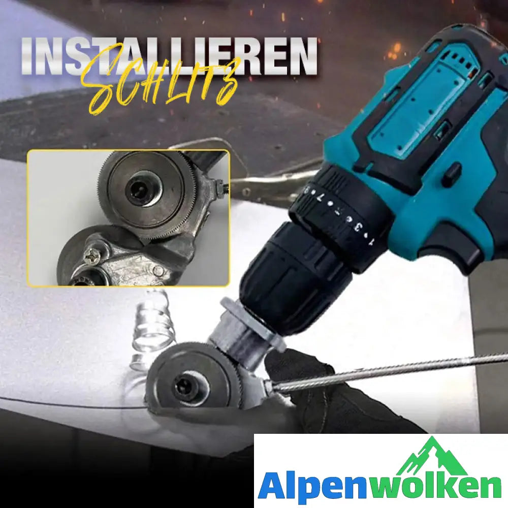 Alpenwolken - ✨🔥Schlussverkauf🔥✨Elektrische Bohrmaschine Schere Anbauschneider Nibbler