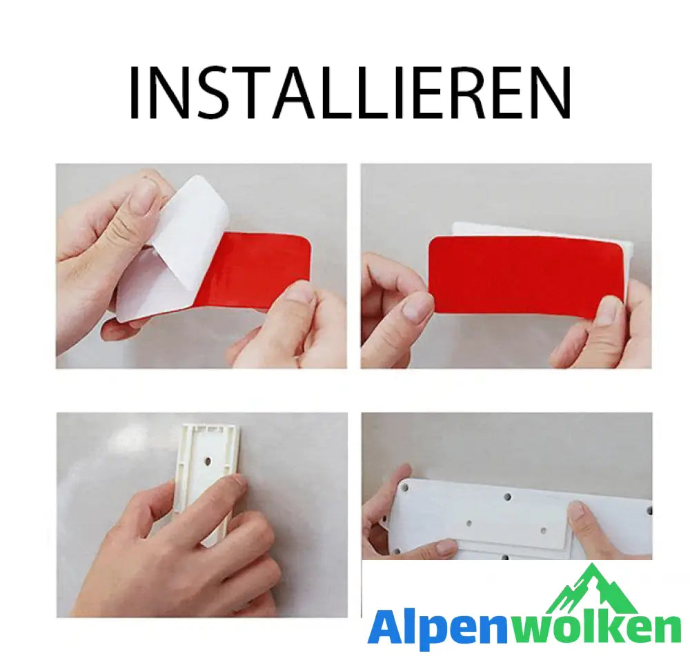 Alpenwolken - (🔥Schlussverkauf🔥)Selbstklebender Stanzfreier Sockelhalter-Kaufen Sie mehr und sparen Sie mehr