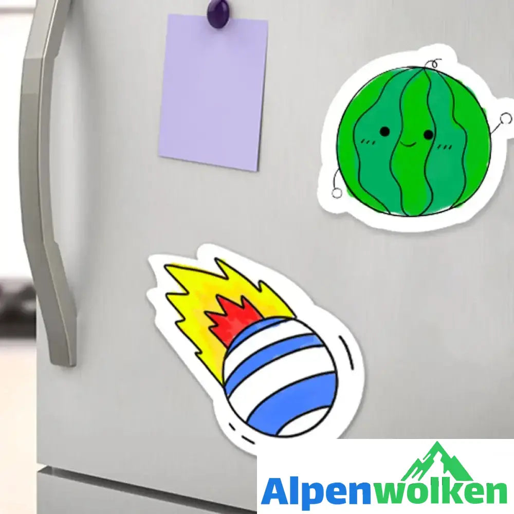 Alpenwolken - 🎨Schneidbare Zeichenrolle für Kinder🎁🎄