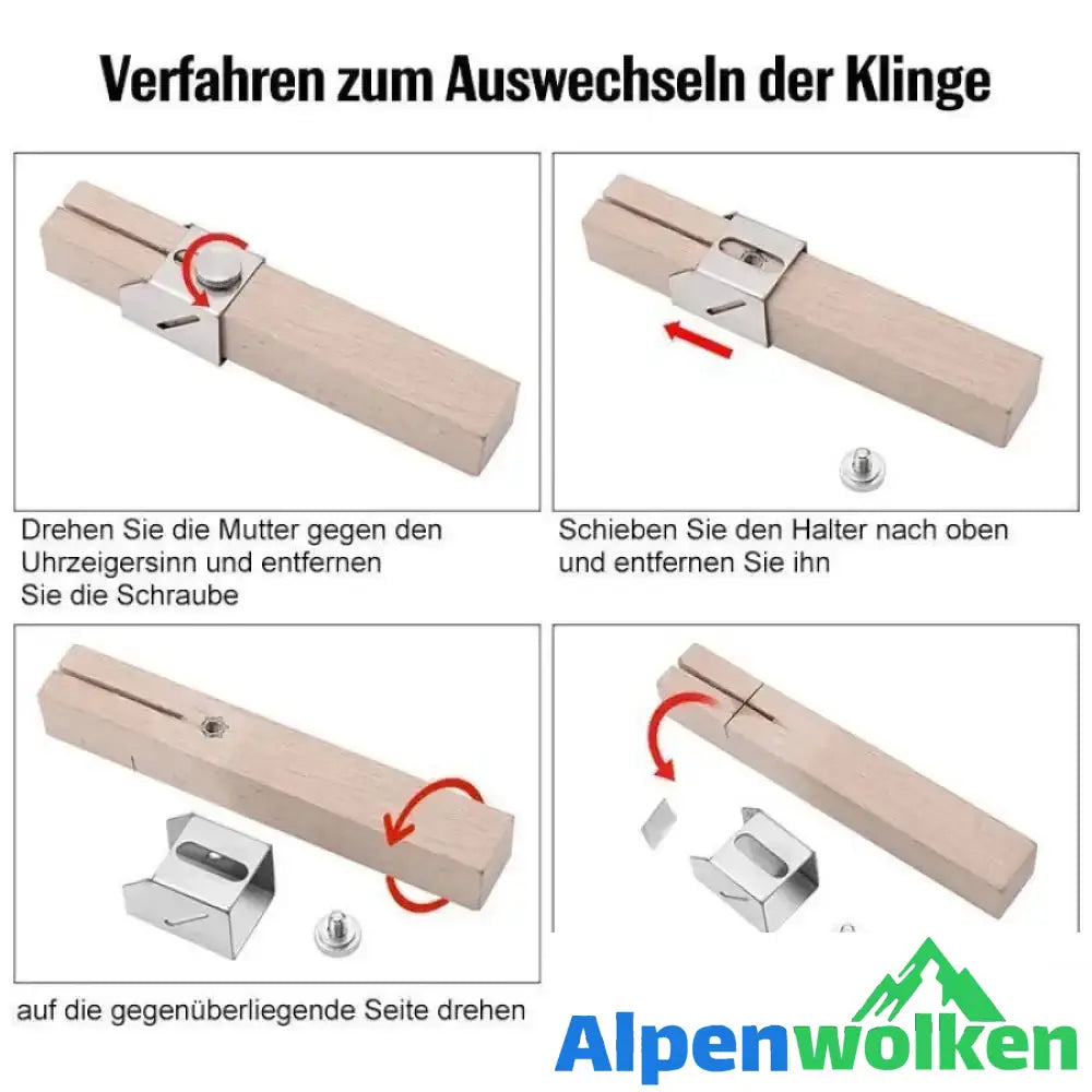 Alpenwolken - Schneidwerkzeug-Plastikflaschen in ein Seil schneiden