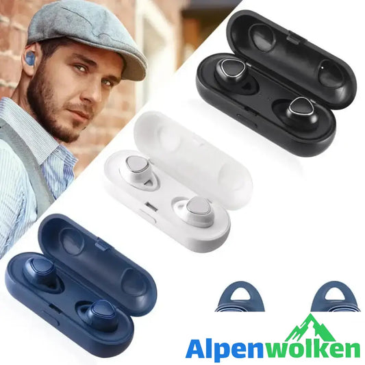 Alpenwolken - Schnurlose Fitness Wireless Bluetooth Ohrhörer