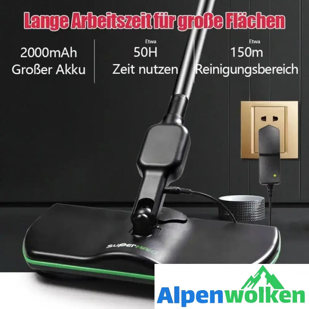 Alpenwolken - Schnurloser wiederaufladbarer elektrischer Mopp