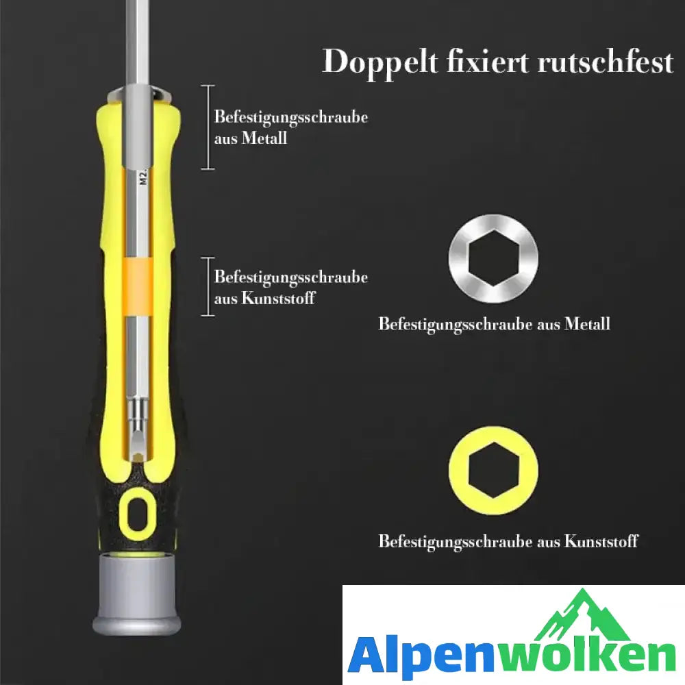 Alpenwolken - Schraubendreher 1 Satz (6 Stück)