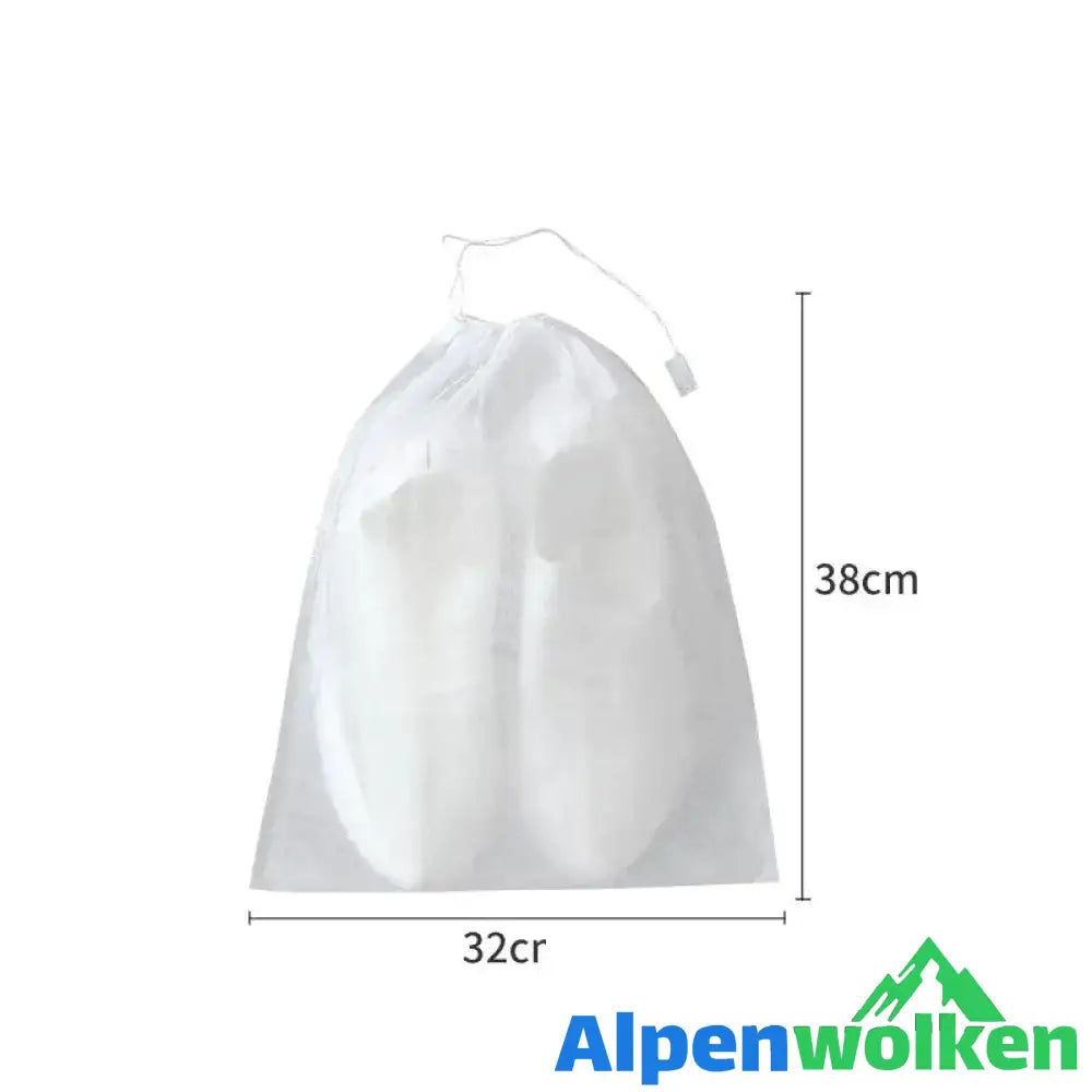 Alpenwolken - Schuhbeutel aus Vliesstoff mit Vergilbungsschutz(10 Stück/1 Set) 32*38CM