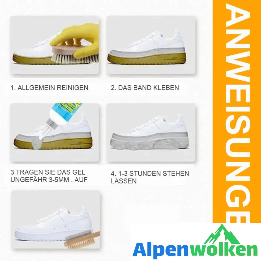 Alpenwolken - Schuhe Whitening Reinigungsgel