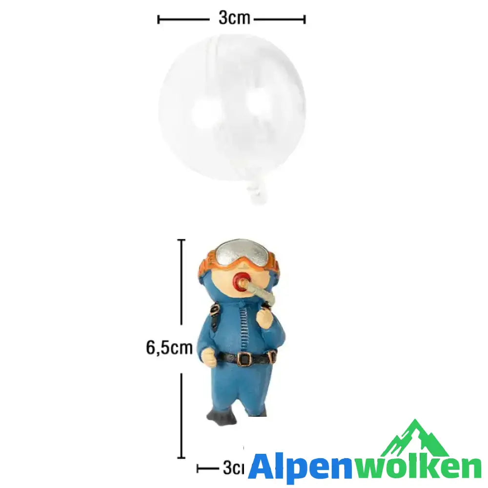 Alpenwolken - Schwimmender Taucher - Aquarium Ornament