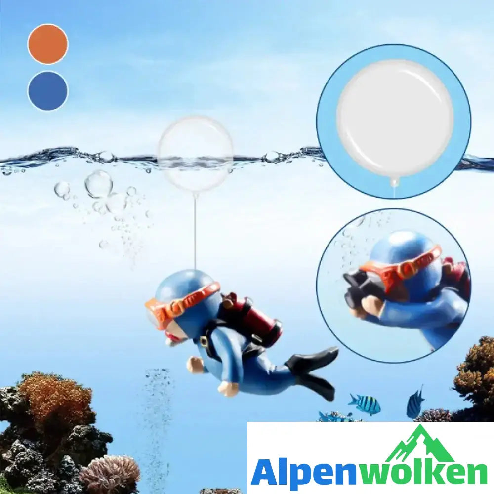 Alpenwolken - Schwimmender Taucher - Aquarium Ornament