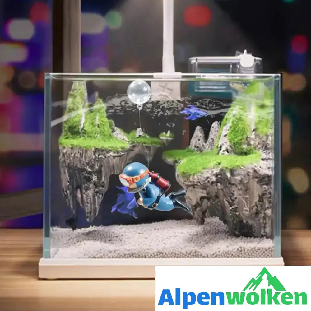 Alpenwolken - Schwimmender Taucher - Aquarium Ornament