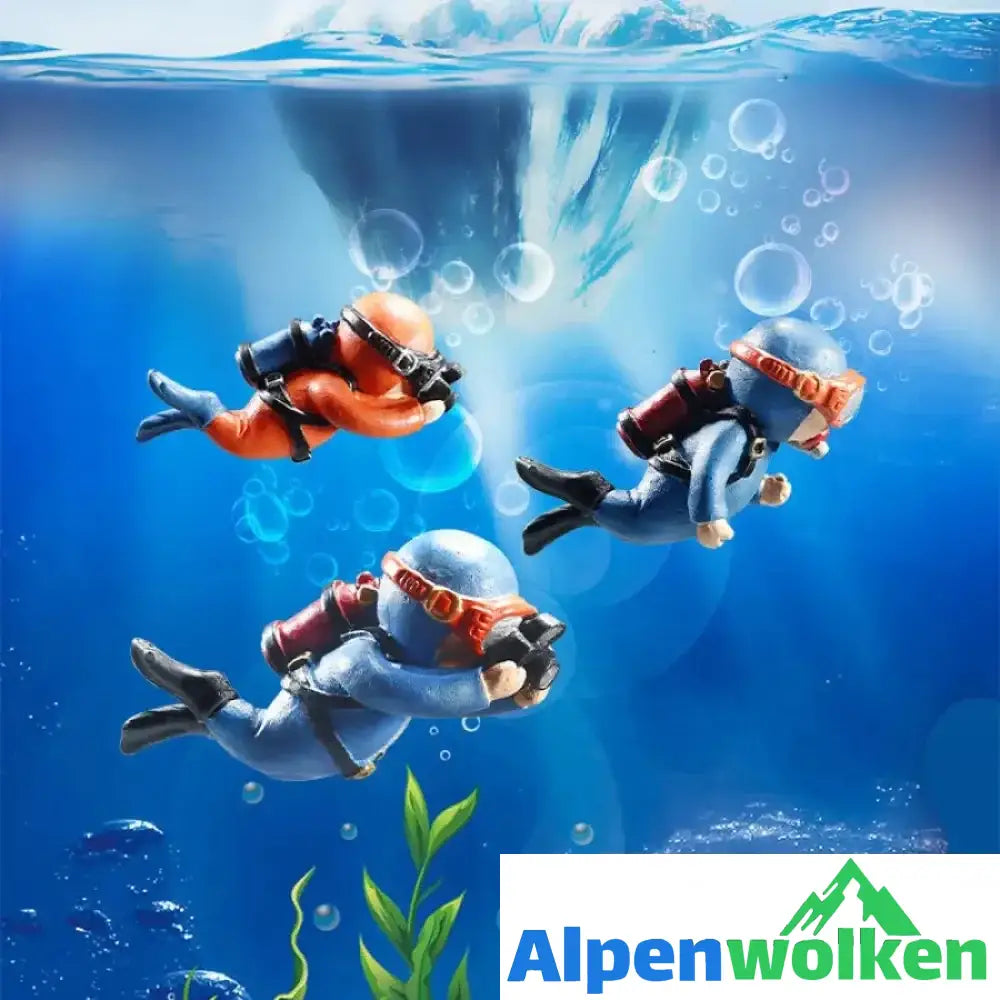 Alpenwolken - Schwimmender Taucher - Aquarium Ornament