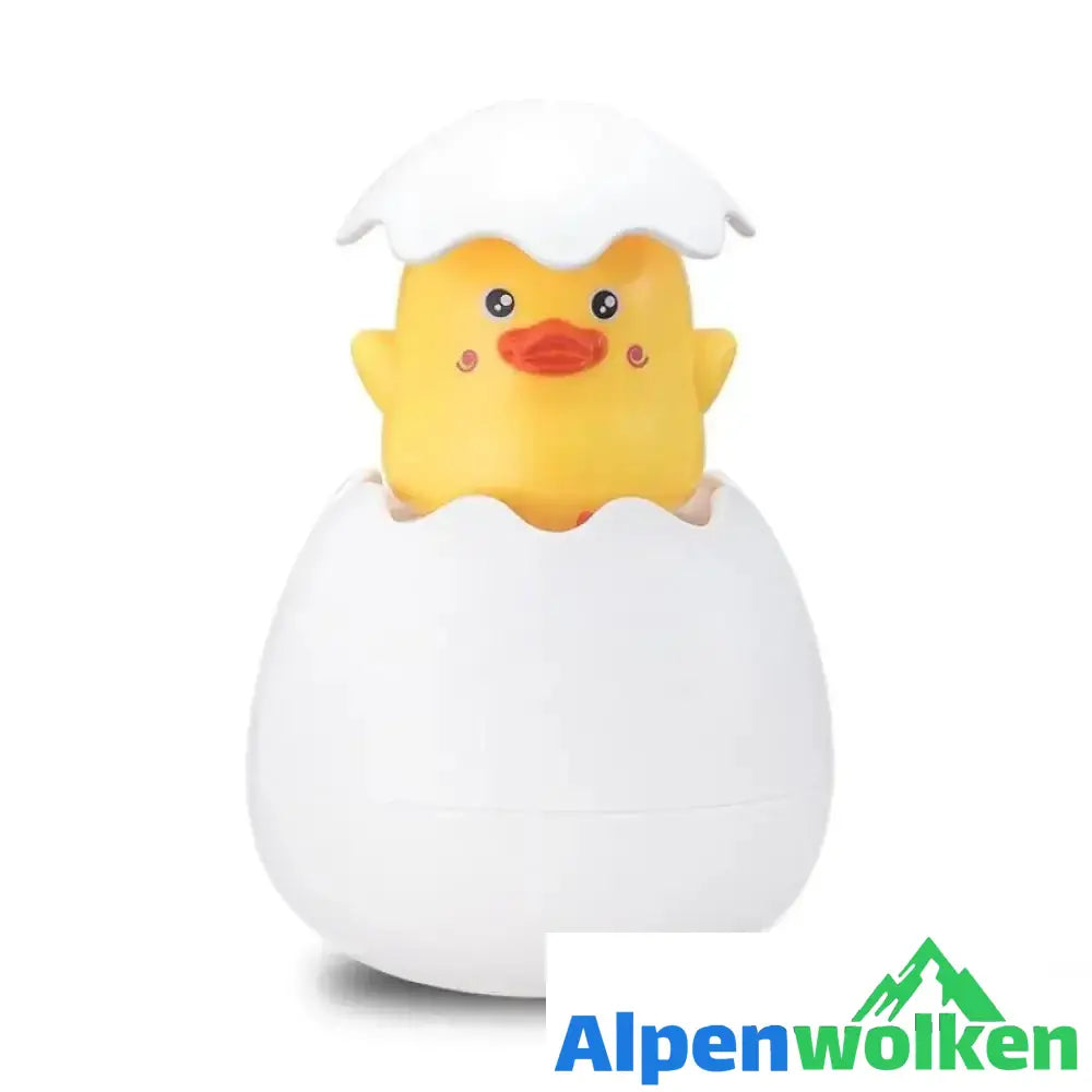 Alpenwolken - Schwimmendes Sprinklerspielzeug des Babybadezimmers | abschiedsgeschenk Kindertagesstätte Gelb Entenei