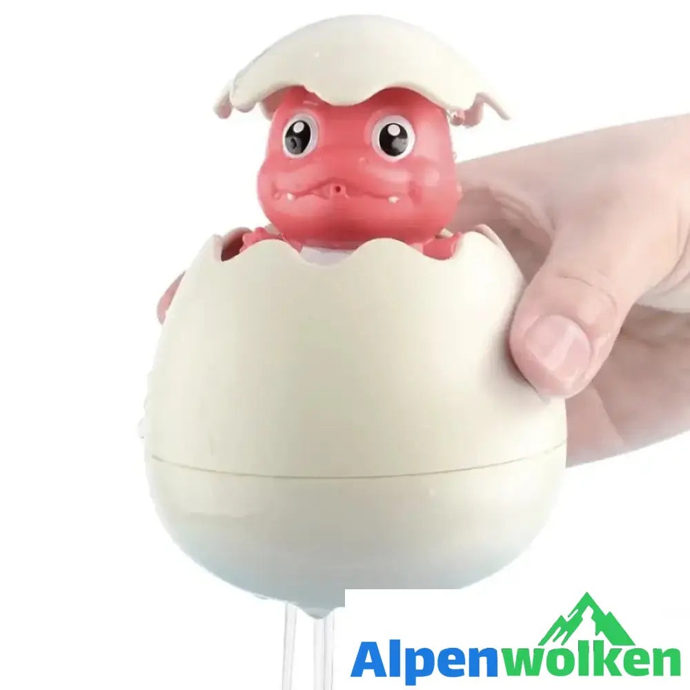 Alpenwolken - Schwimmendes Sprinklerspielzeug des Babybadezimmers | abschiedsgeschenk Kindertagesstätte Rot Dinosaurier-Ei