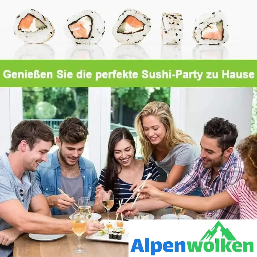 Alpenwolken - Selber perfektes Sushi Machen, Kunststoff (PP): Topilène BPA Free