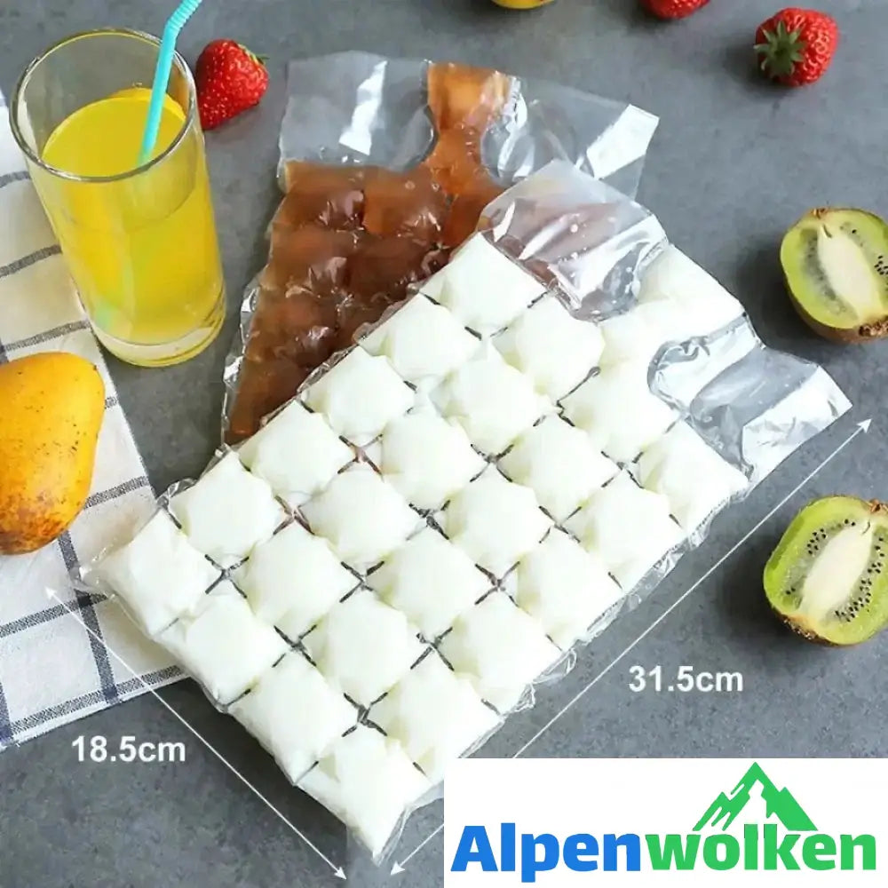 Alpenwolken - Selbstdichtender Eiswürfelform Sack