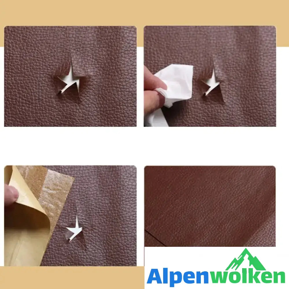 Alpenwolken - Selbstklebende Aufkleber für Ledersofas