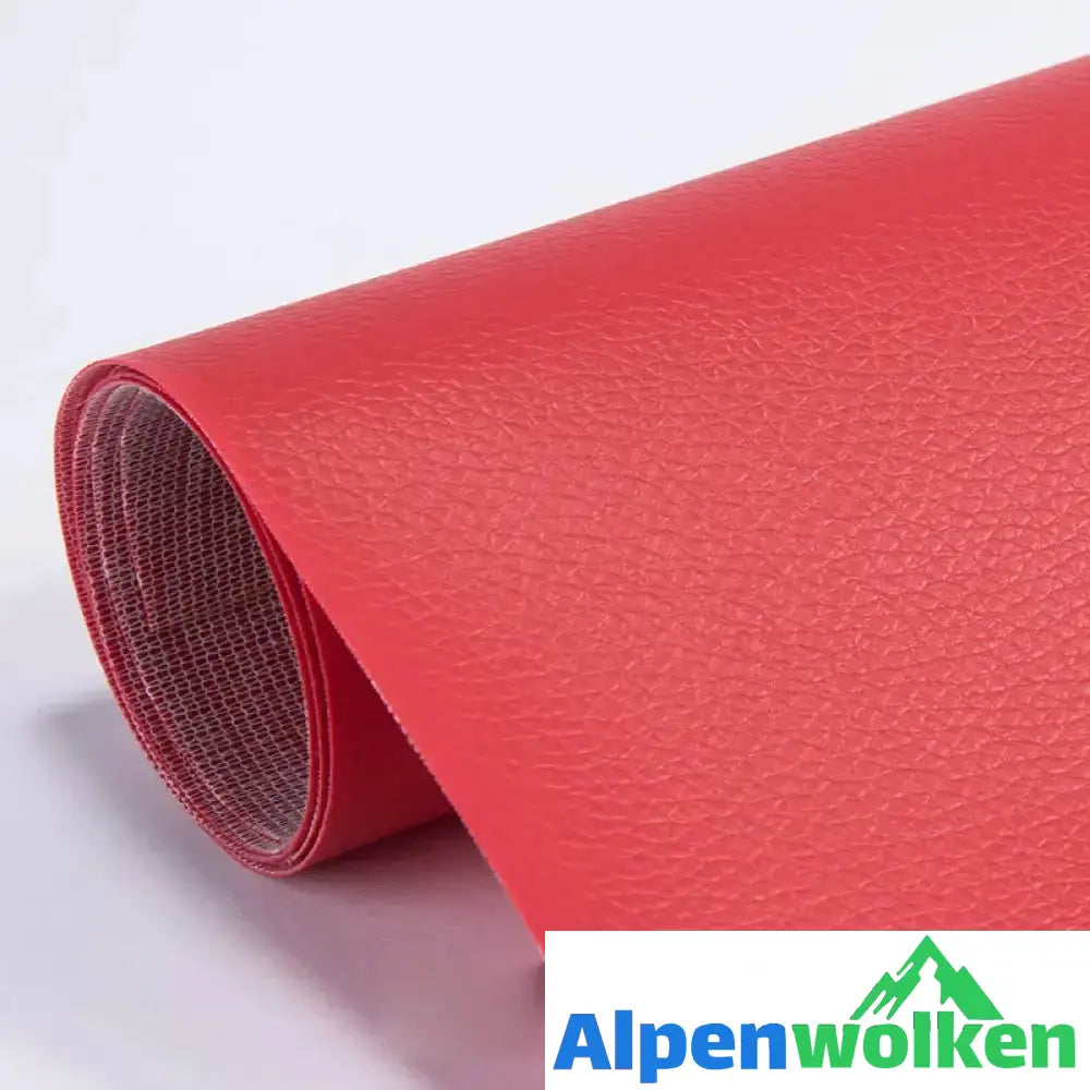 Alpenwolken - Selbstklebende Aufkleber für Ledersofas Rot