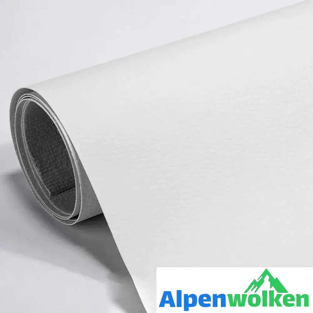 Alpenwolken - Selbstklebende Aufkleber für Ledersofas Weiß