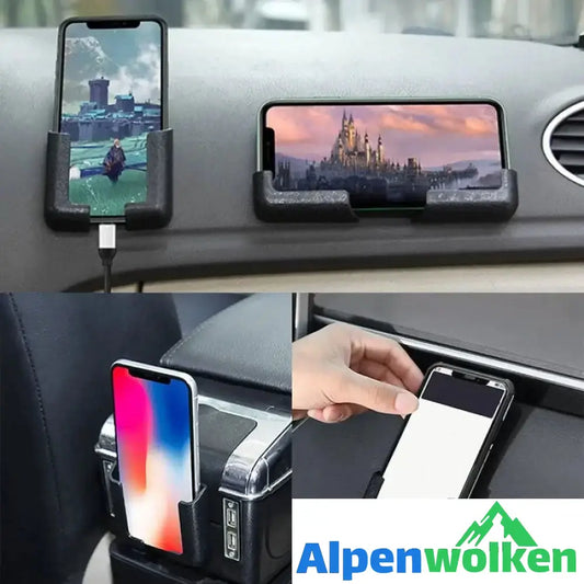 Alpenwolken - Selbstklebende Autotelefonhalterung für das Armaturenbrett