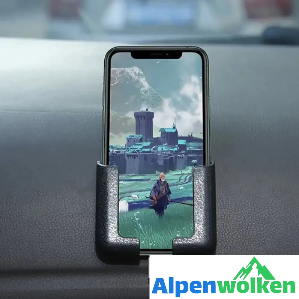 Alpenwolken - Selbstklebende Autotelefonhalterung für das Armaturenbrett