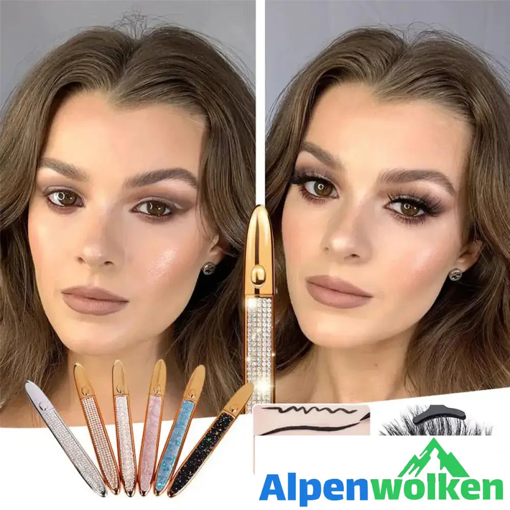 Alpenwolken - Selbstklebender langlebiger Eyeliner Wimpernklebestift