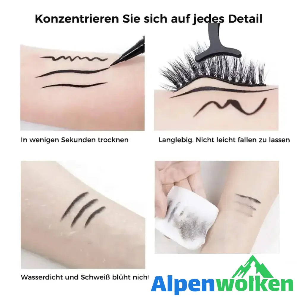 Alpenwolken - Selbstklebender langlebiger Eyeliner Wimpernklebestift