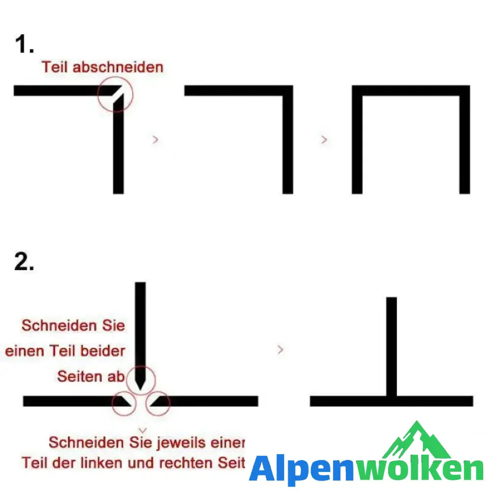 Alpenwolken - Selbstklebendes Klebeband, 6m lang