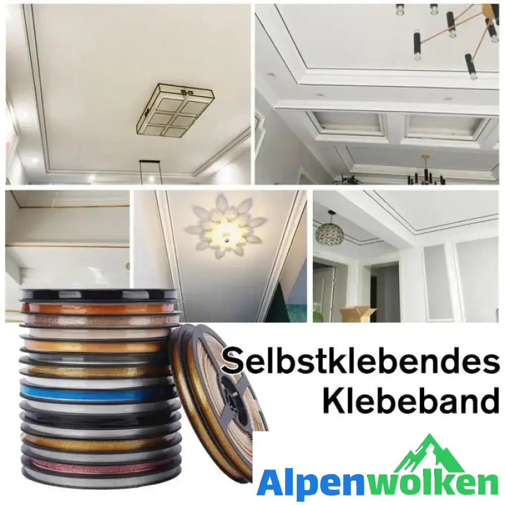 Alpenwolken - Selbstklebendes Klebeband, 6m lang