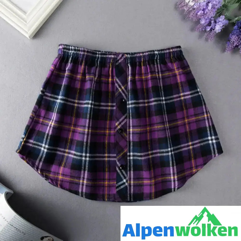 Alpenwolken - Shirt-Extender Lila