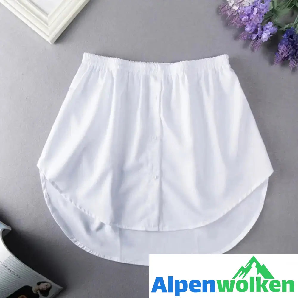 Alpenwolken - Shirt-Extender Weiß