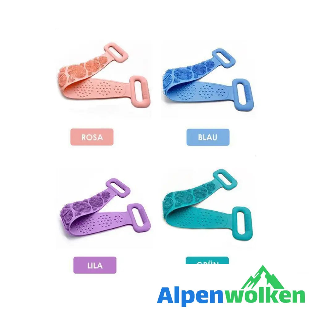 Alpenwolken - Silicon Body Scrubber Belt