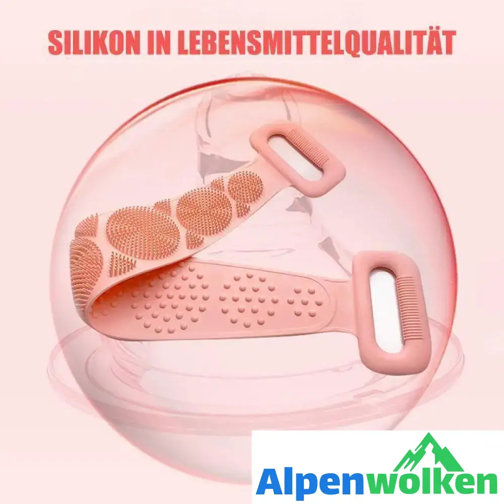 Alpenwolken - Silicon Body Scrubber Belt