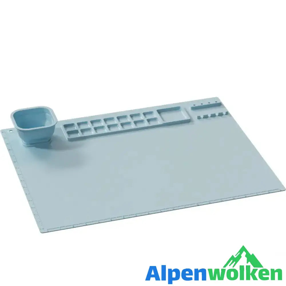 Alpenwolken - Silikon Malmatte blau