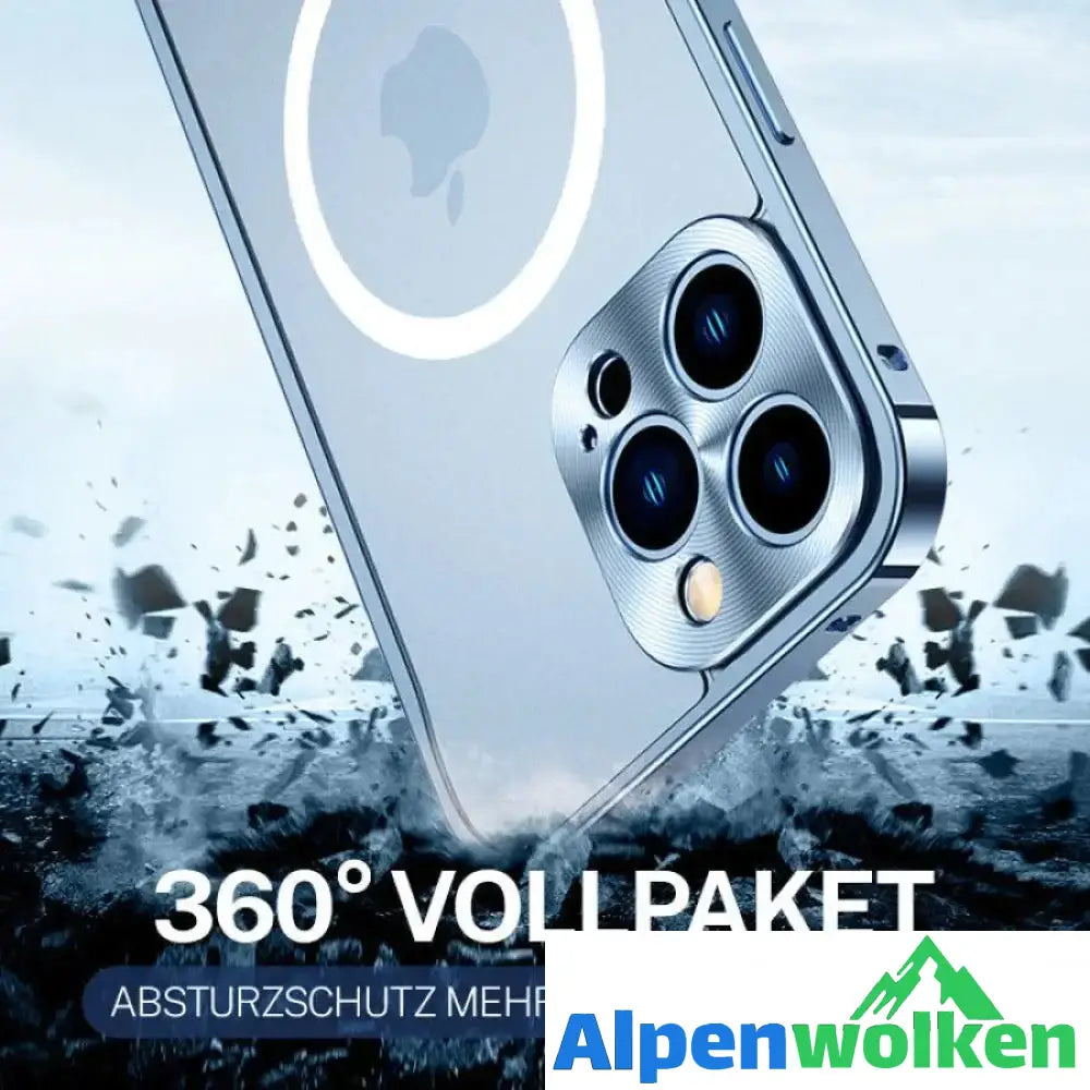 Alpenwolken - 📱Silvester-Sale - 50 % Rabatt📱Magnetische Handyhülle für iPhone mit Metallrahmen