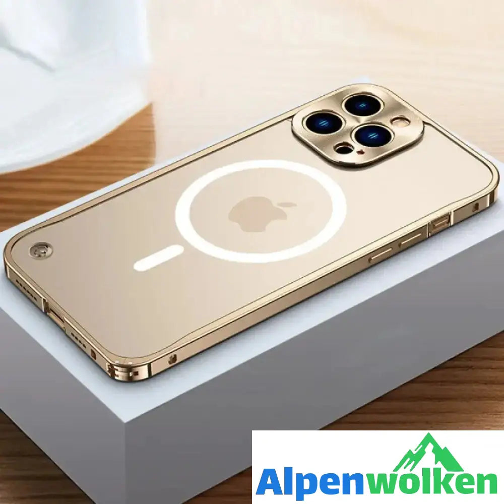 Alpenwolken - 📱Silvester-Sale - 50 % Rabatt📱Magnetische Handyhülle für iPhone mit Metallrahmen