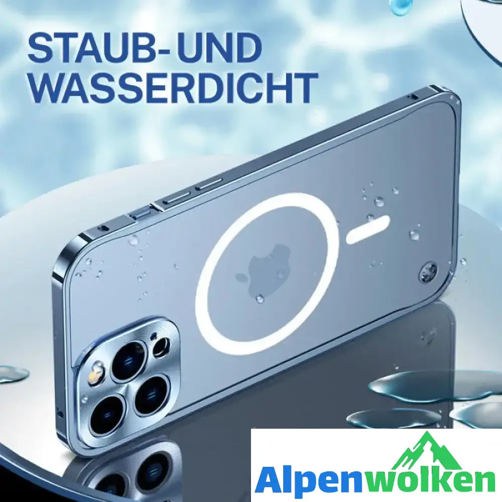 Alpenwolken - 📱Silvester-Sale - 50 % Rabatt📱Magnetische Handyhülle für iPhone mit Metallrahmen