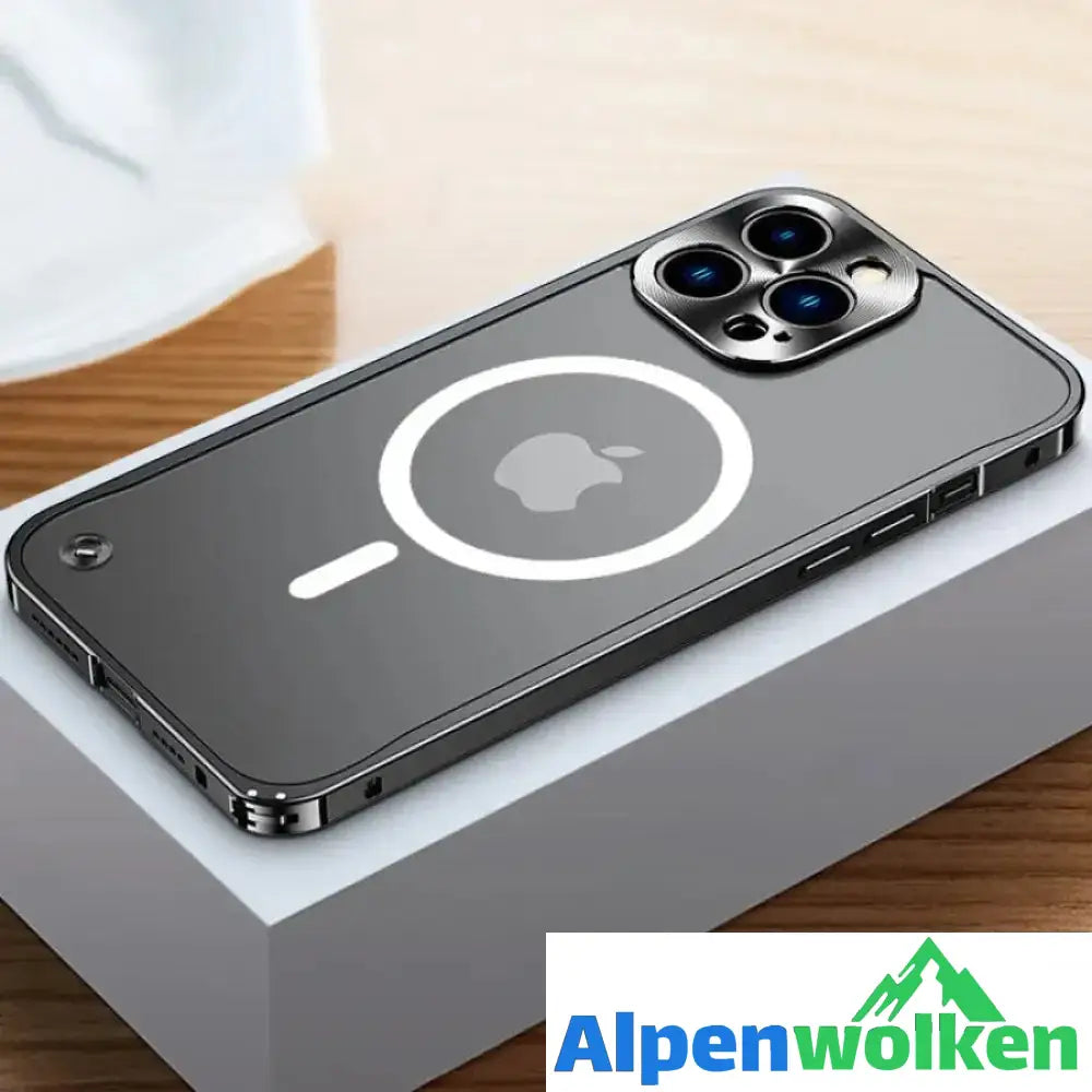 Alpenwolken - 📱Silvester-Sale - 50 % Rabatt📱Magnetische Handyhülle für iPhone mit Metallrahmen