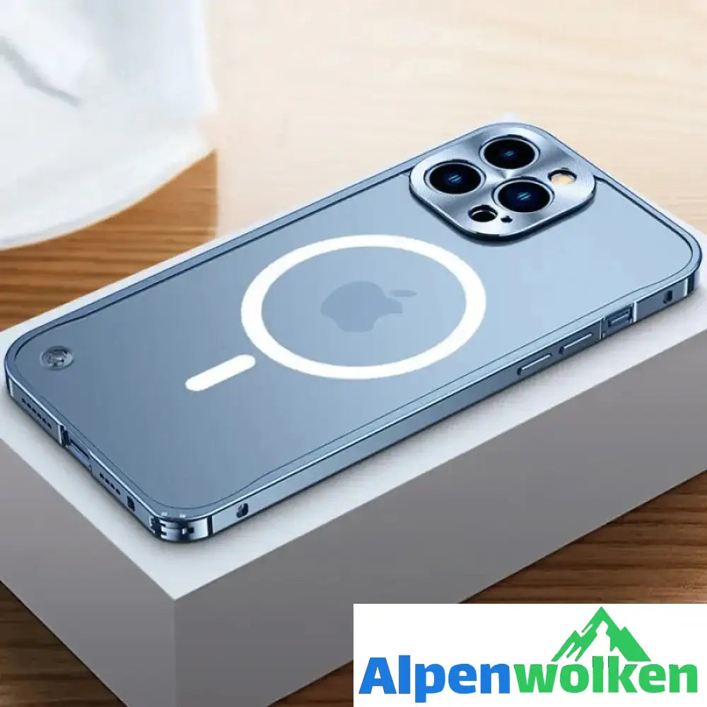 Alpenwolken - 📱Silvester-Sale - 50 % Rabatt📱Magnetische Handyhülle für iPhone mit Metallrahmen