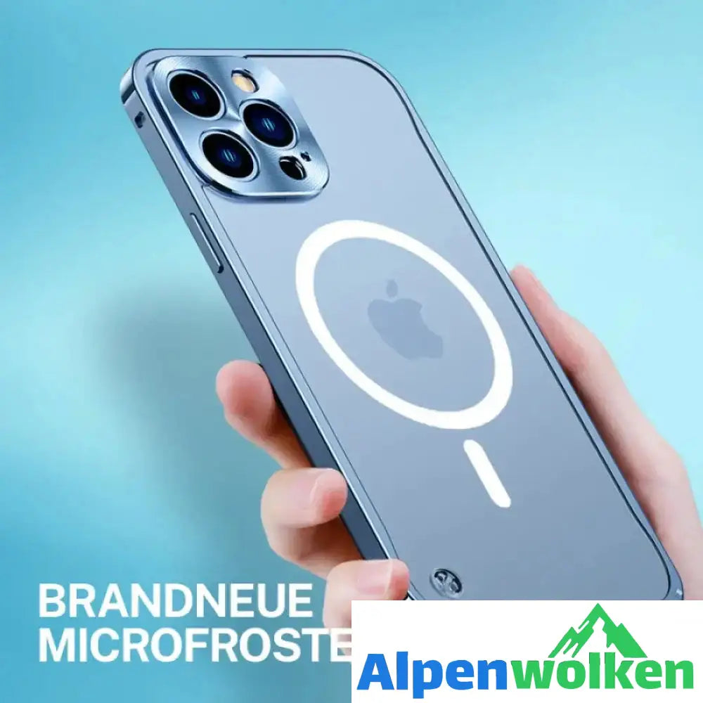 Alpenwolken - 📱Silvester-Sale - 50 % Rabatt📱Magnetische Handyhülle für iPhone mit Metallrahmen