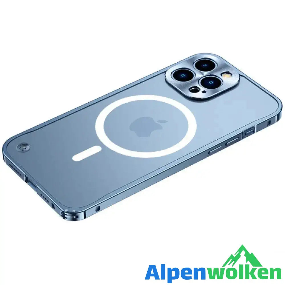 Alpenwolken - 📱Silvester-Sale - 50 % Rabatt📱Magnetische Handyhülle für iPhone mit Metallrahmen