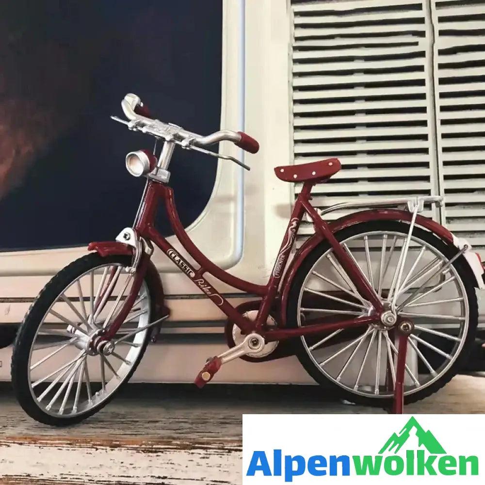 Alpenwolken - Simulierte Fahrrad-Dekoration aus Legierung