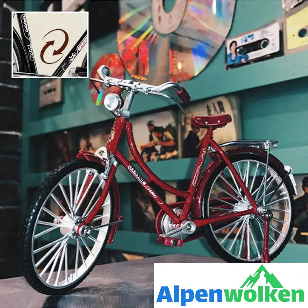 Alpenwolken - Simulierte Fahrrad-Dekoration aus Legierung