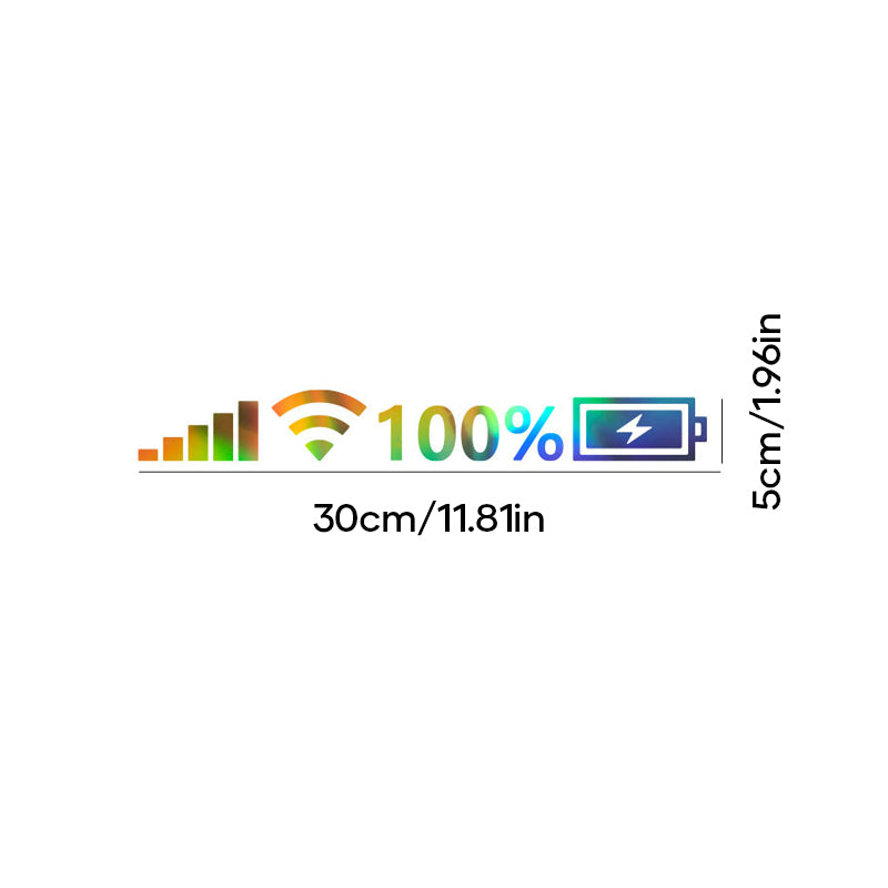 Alpenwolken - WiFi Power-Aufkleber für die Windschutzscheibe des Autos