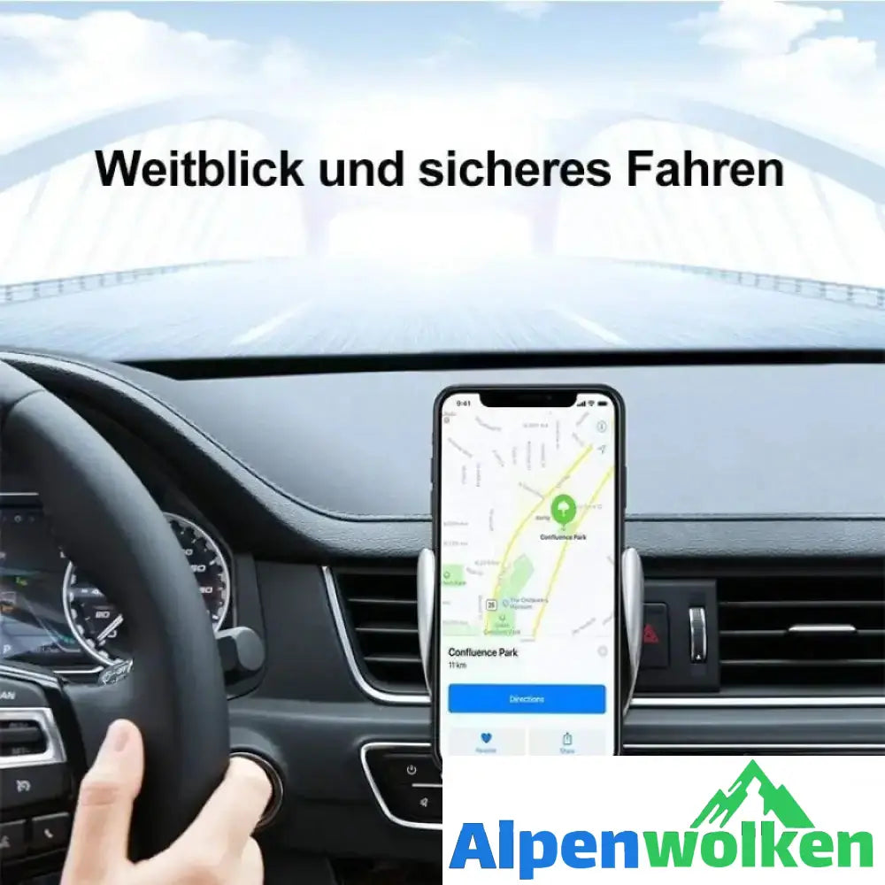 Alpenwolken - Smart Sensor Handyhalter, drahtlose Autoladegerät