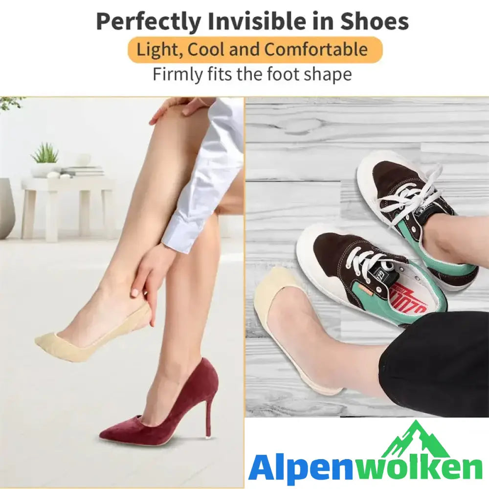 Alpenwolken - Sock-Style Ball of Foot Cushions for Women