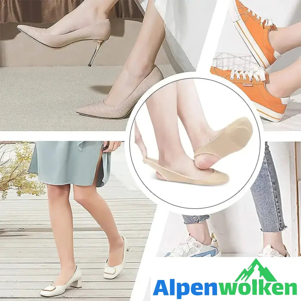 Alpenwolken - Sock-Style Ball of Foot Cushions for Women