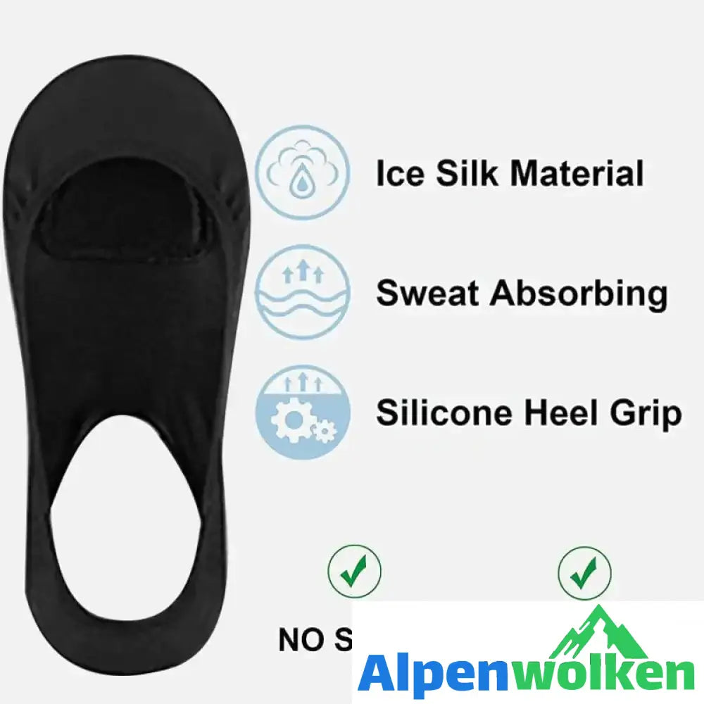 Alpenwolken - Sock-Style Ball of Foot Cushions for Women