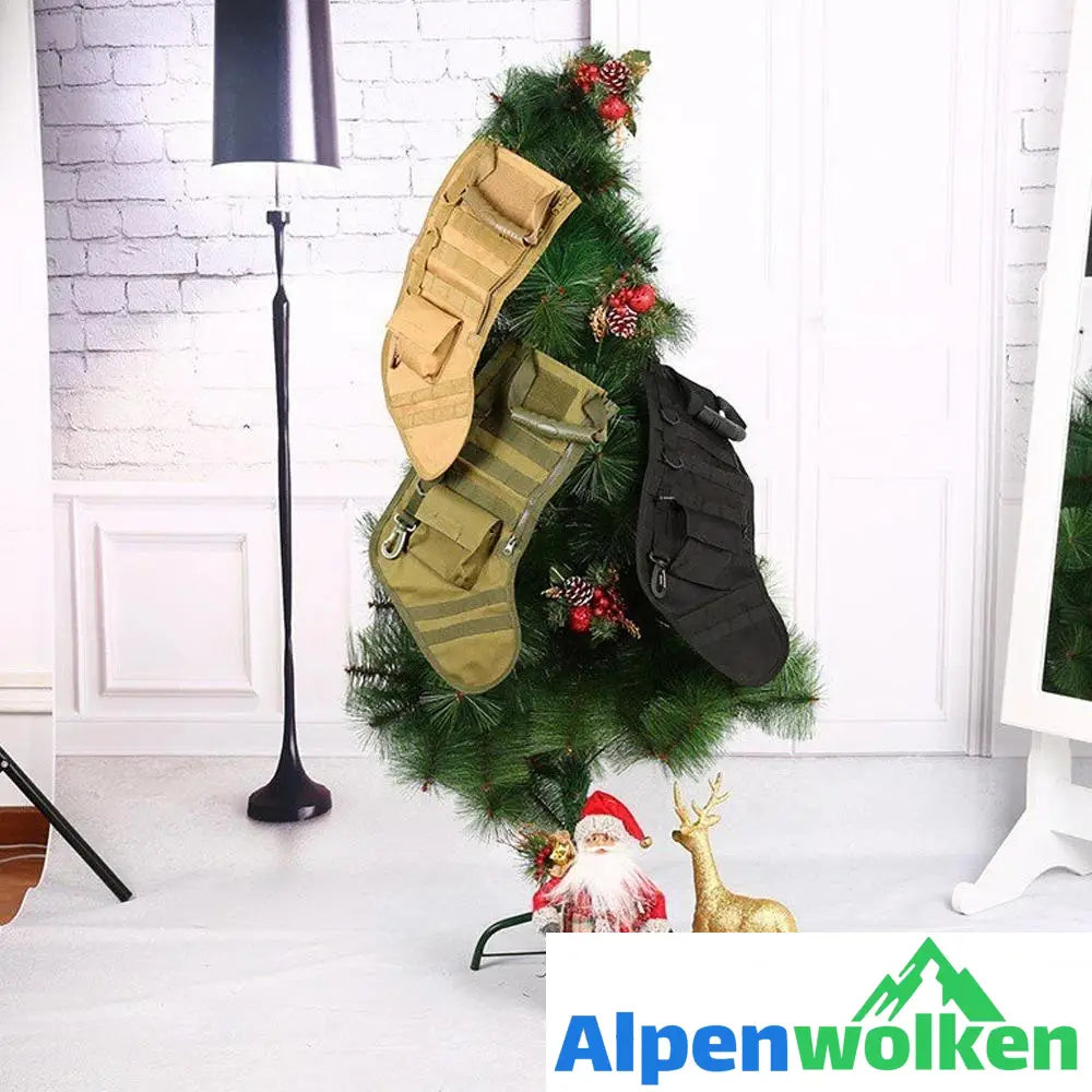 Alpenwolken - Sockenform Tasche, perfekt für Weihnachten