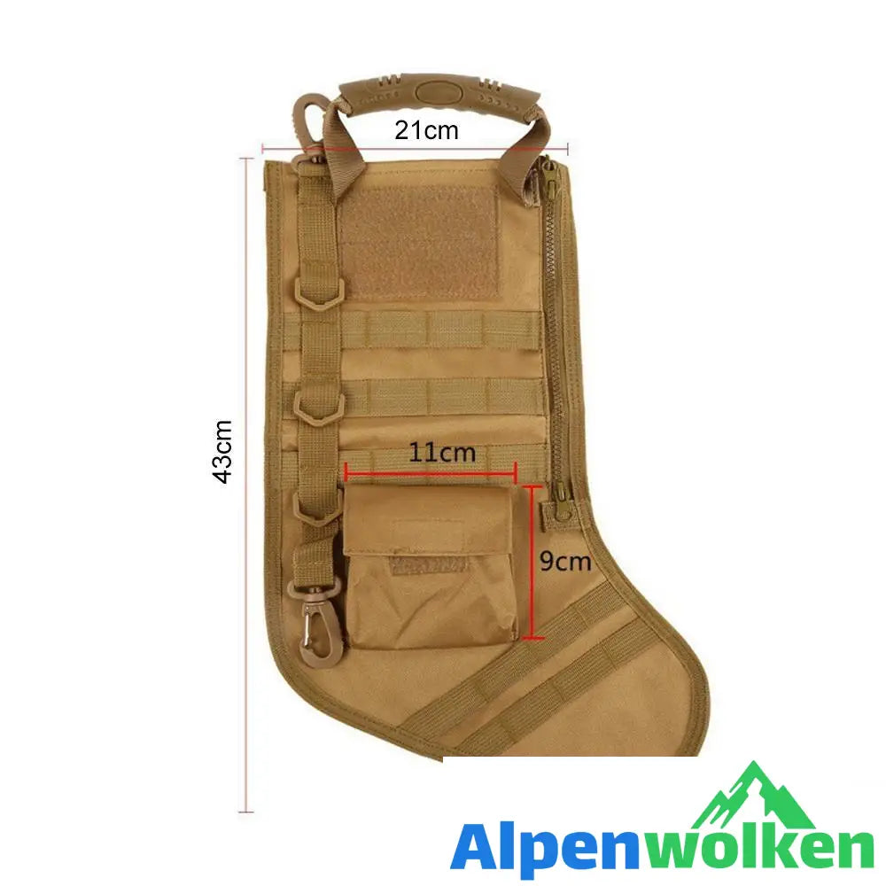 Alpenwolken - Sockenform Tasche, perfekt für Weihnachten