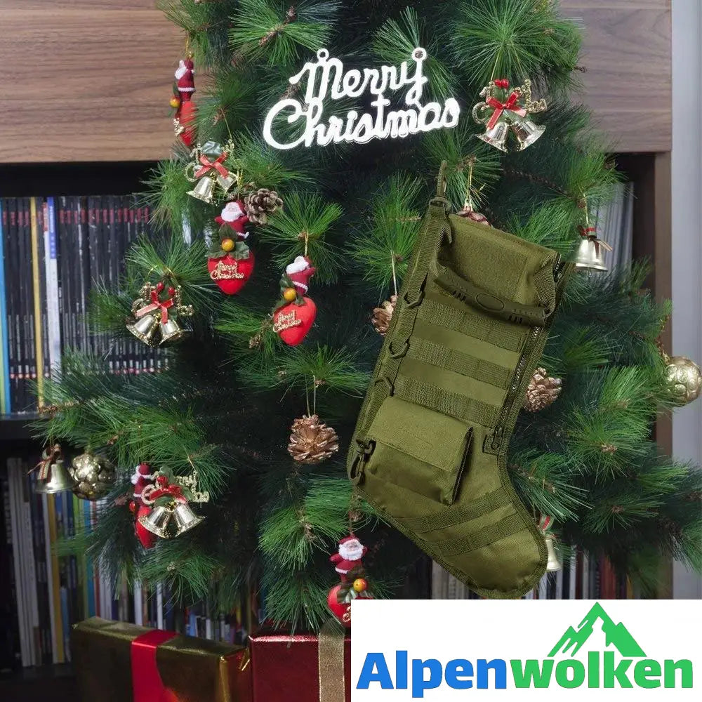 Alpenwolken - Sockenform Tasche, perfekt für Weihnachten